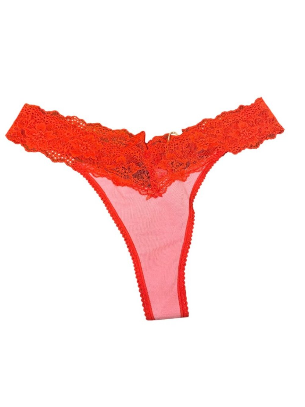 NWT SKIM pink and red lace underwear size M